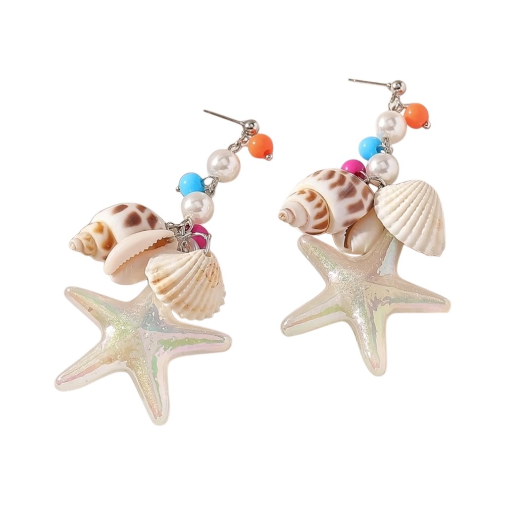 Beach Dangle Statement Earrings